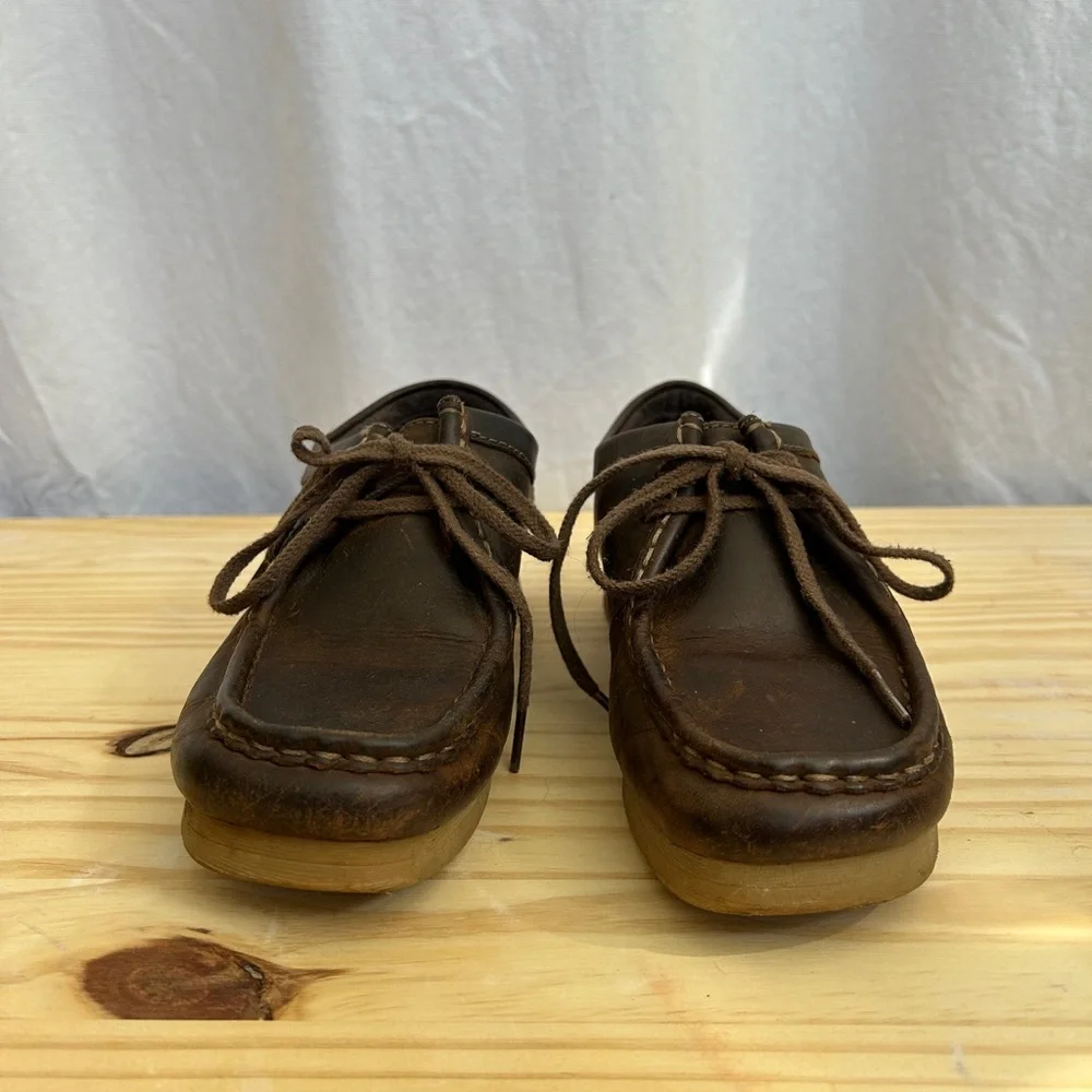 Clark’s Wallabee Ouled Brown Leather Women Size 7.5 - Picture 2 of 6